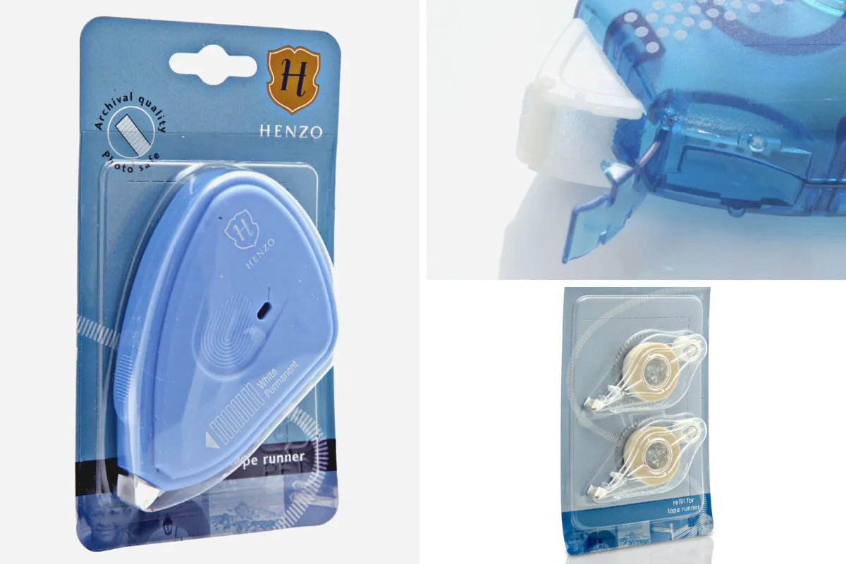 dyspenser myszka do wklejania zdjęć w albumie — podajnik z taśmą